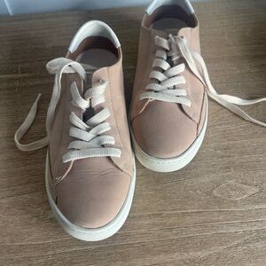 Soludos Ibiza Classic Leather Sneaker - Bisque